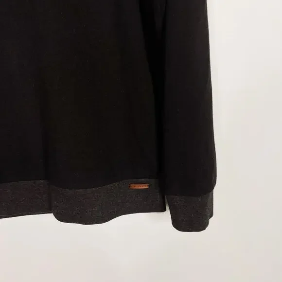 Ted Baker Mens 4 Medium M Black Bevyhil 1/4 Zip Pullover Sweater Cotton Modal - Picture 3 of 9